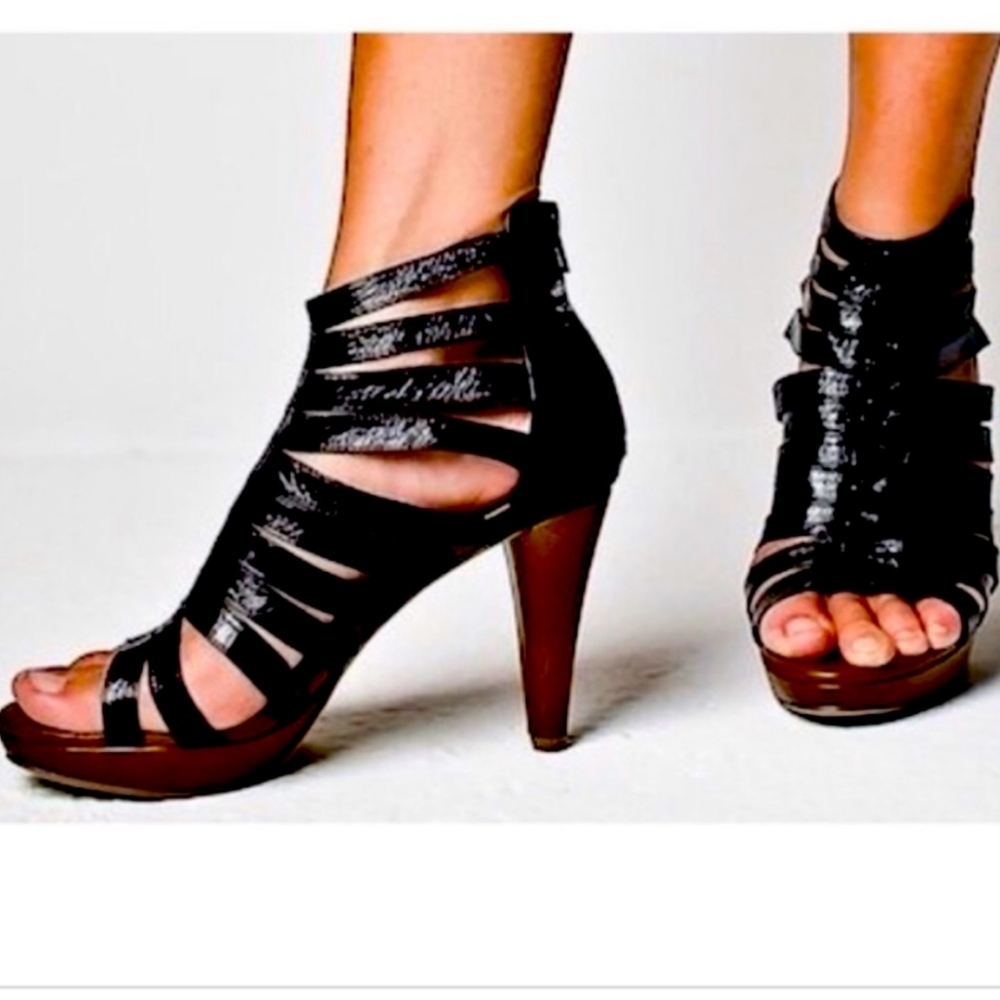 Jeffery Campbell strappy heel marly Sandals